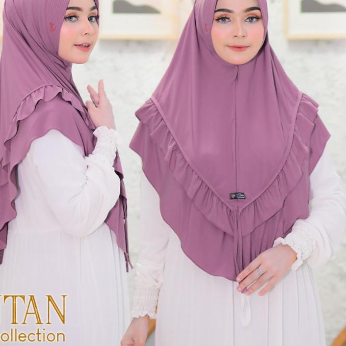 New Bergo jersey super. khimar polosJK.jilbab syari.hijab ori intan collection ,.
