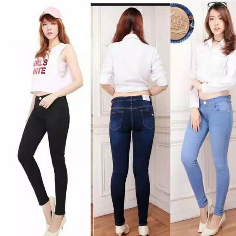 Celana jeans wanita//celana wanita// SKINY JEANS PREMIUM