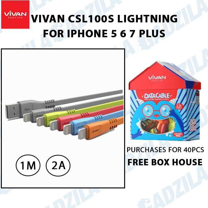 Kabel Data Vivan CSL 100  Lightning CSL100