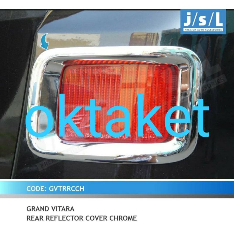 cover reflektor grand vitara chrome jsl reflector cover chrome