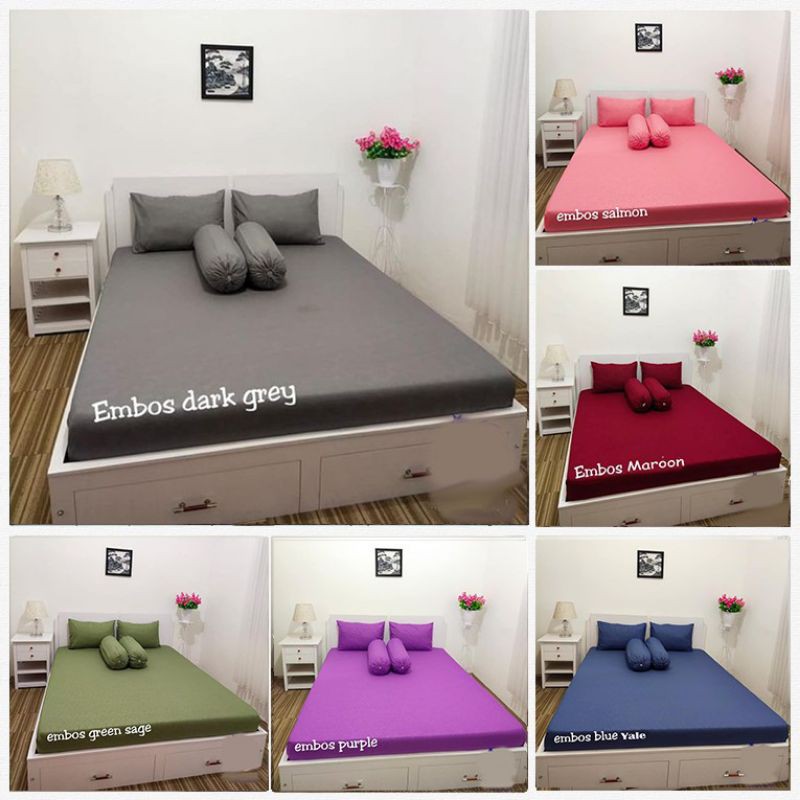 SPREI EMBOS UKURAN 120 160 180 200