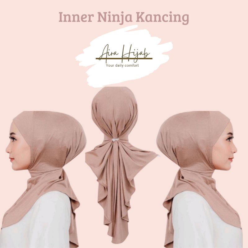 Inner Ninja Kancing Jersey ITY 2in1