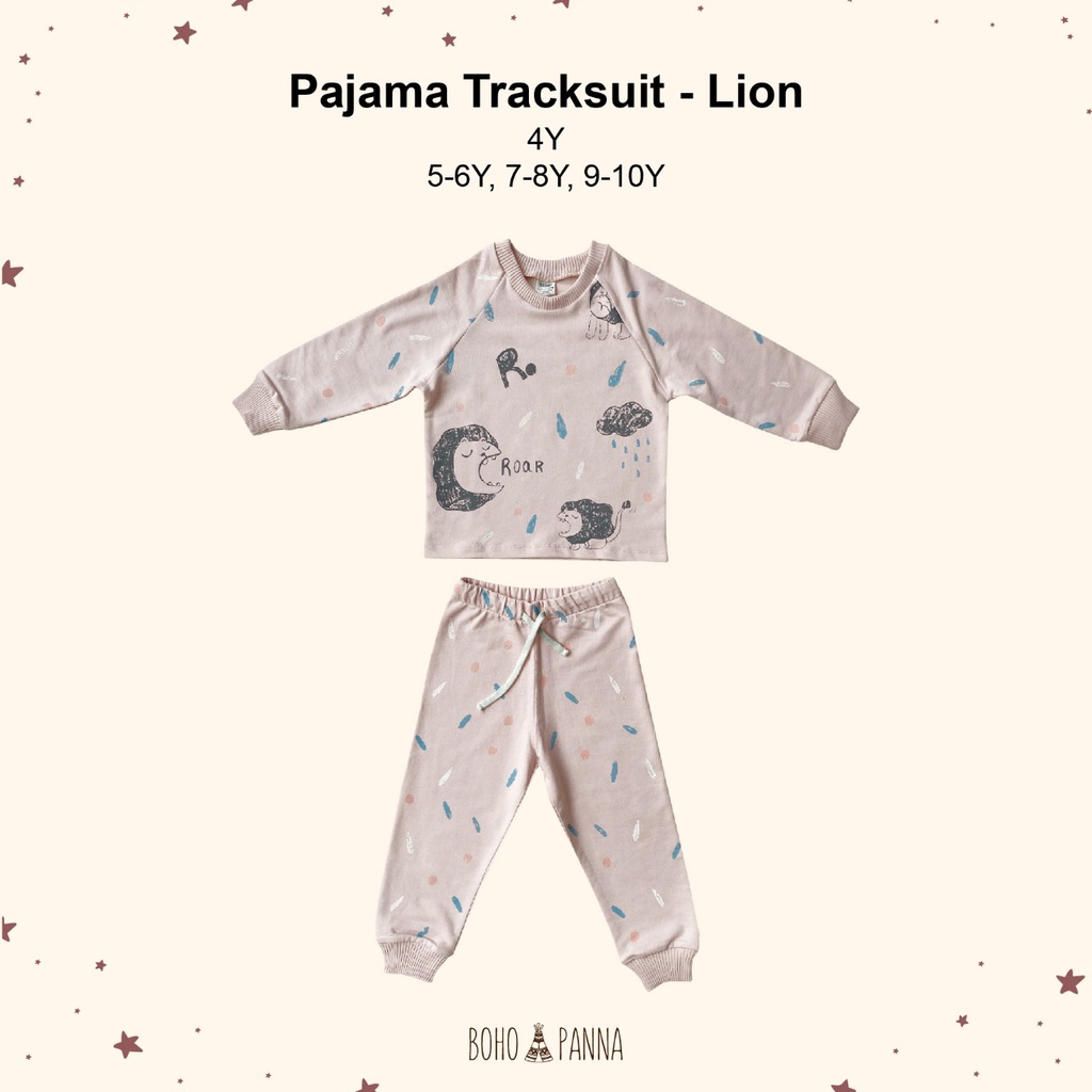 BOHOPANNA PAJAMA TRACKSUIT MARTA PIYAMA BAJU ANAK BOHO BABY 1 - 10 TAHUN