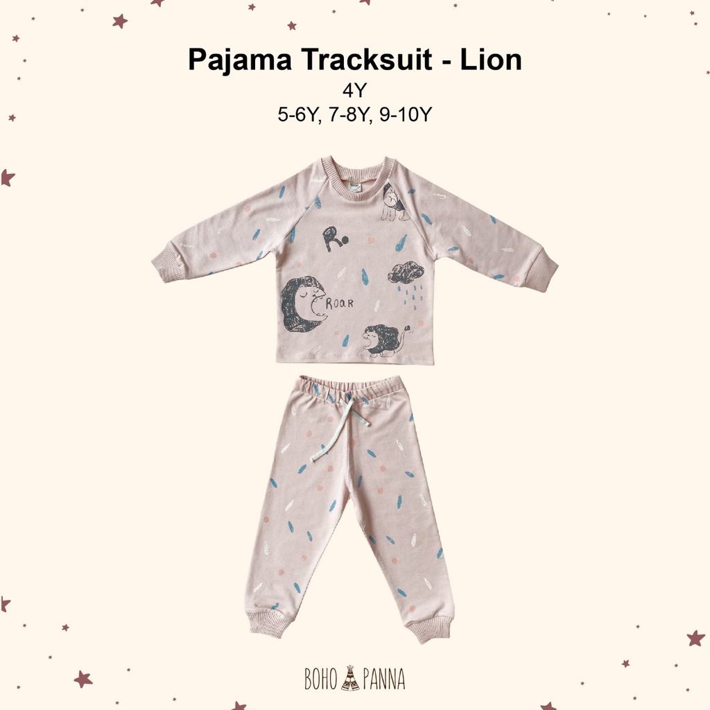 BOHOPANNA PAJAMA TRACKSUIT MARTA PIYAMA BAJU ANAK BOHO BABY 1 - 10 TAHUN