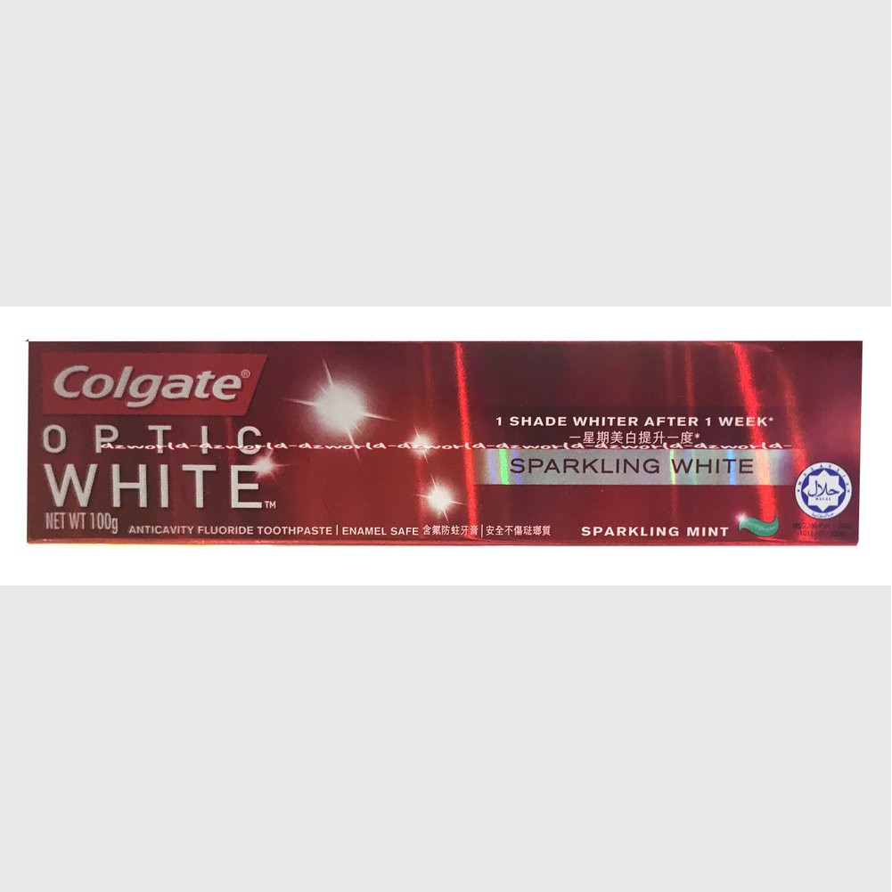 Colgate Optic White Plus Shine Sparkling white 100g Mencegah Gigi Berlubang Odol Membuat Gigi Putih