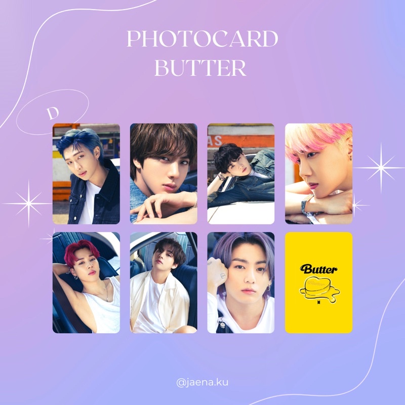 [BTS] PHOTOCARD BTS BUTTER ‼️BACA DESKRIPSI‼️