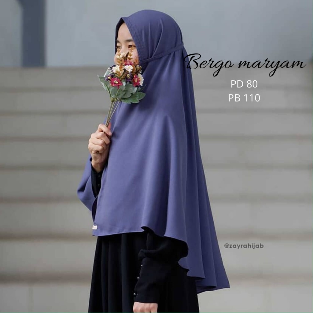 KERUDUNG SYAR'I REMAJA Jilbab BERGO JUMBO XL BISA COD
