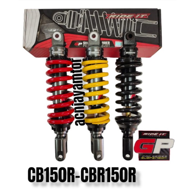 SHOK SHOCK SKOK/MONOSHOK BELAKANG RIDE IT GP CB 150 R OLD CB150R NEW.RIDE IT GP 300MM GOLD SERIES