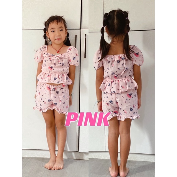 KENSIE setelan floral anak perempuan lucu fashion murah 5-10th