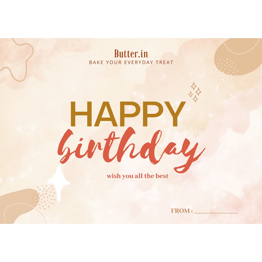 

BUTTERIN Birthday Card (Add On)