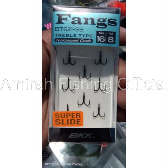 Treble Hook BKK Fangs 6076 3x Strong Treble Hook BKK Fangs 2 4 6 8 fang  casting