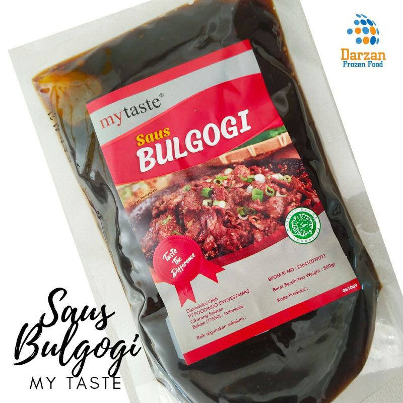 

MY TASTE SAUS BULGOGI 500 GR