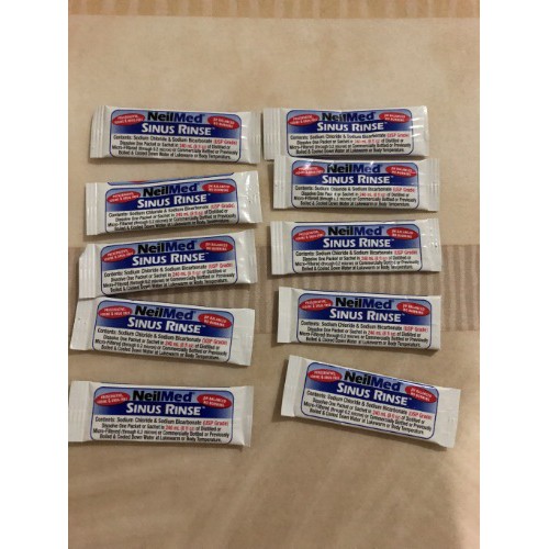 Neilmed Sinus Rinse packs premix 100 pc cuci hidung sinusitis Terapi Sinus Neilmed Premix