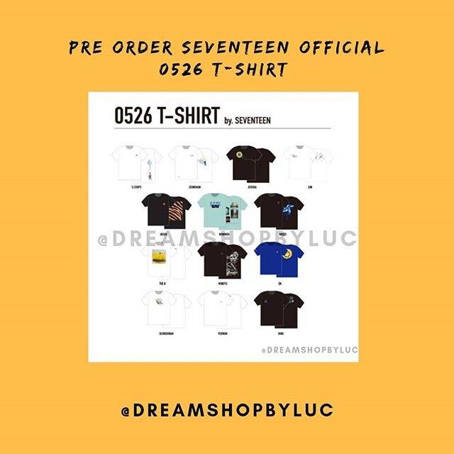 PRE ORDER SEVENTEEN OFFICIAL 0526 T-SHIRT