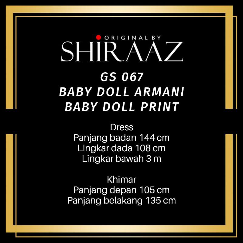 Gs 067 syari by Shiraaz