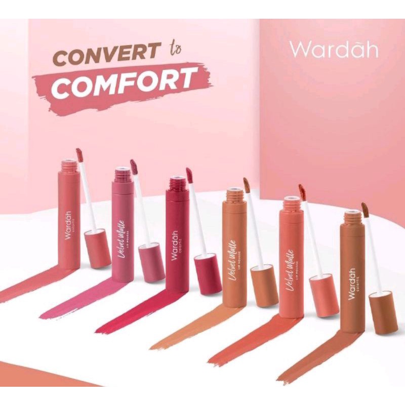 Wardah Colorfit Velvet Lip Mousse / Lip Cream