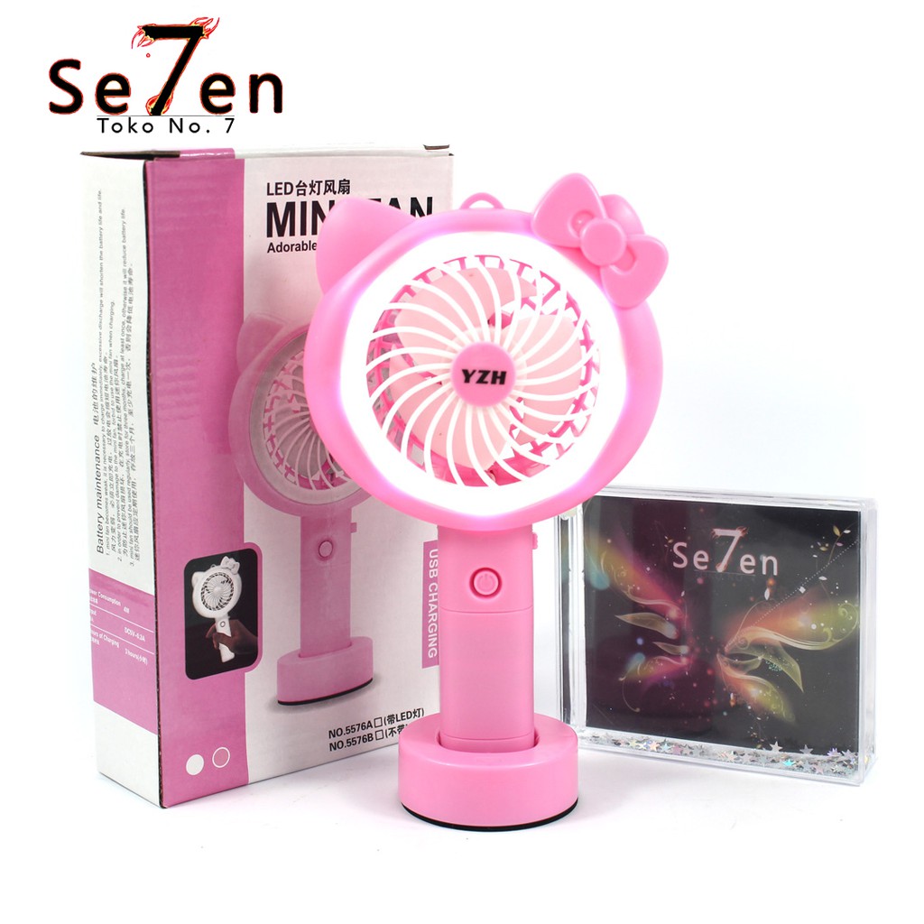 Kipas Angin Tangan Stand Portable Karakter ( Standing Mini Fan)