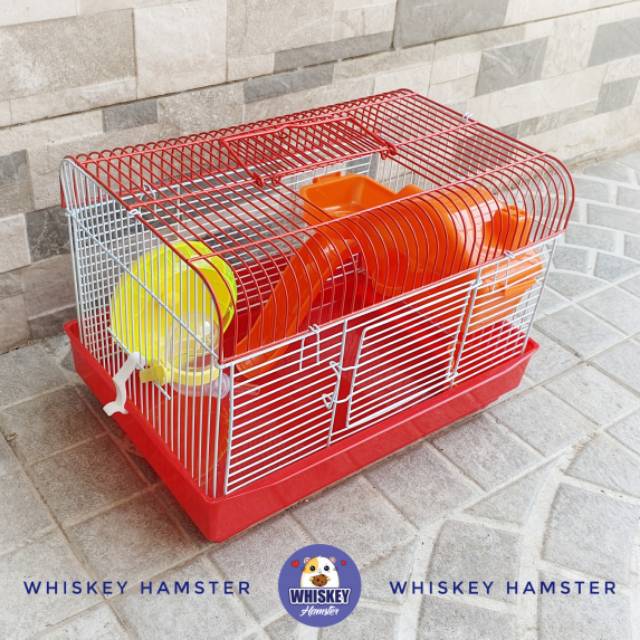 Kandang hamster HM-232 size 32 x 23 x 22 cm FREE BUBLEWRAP