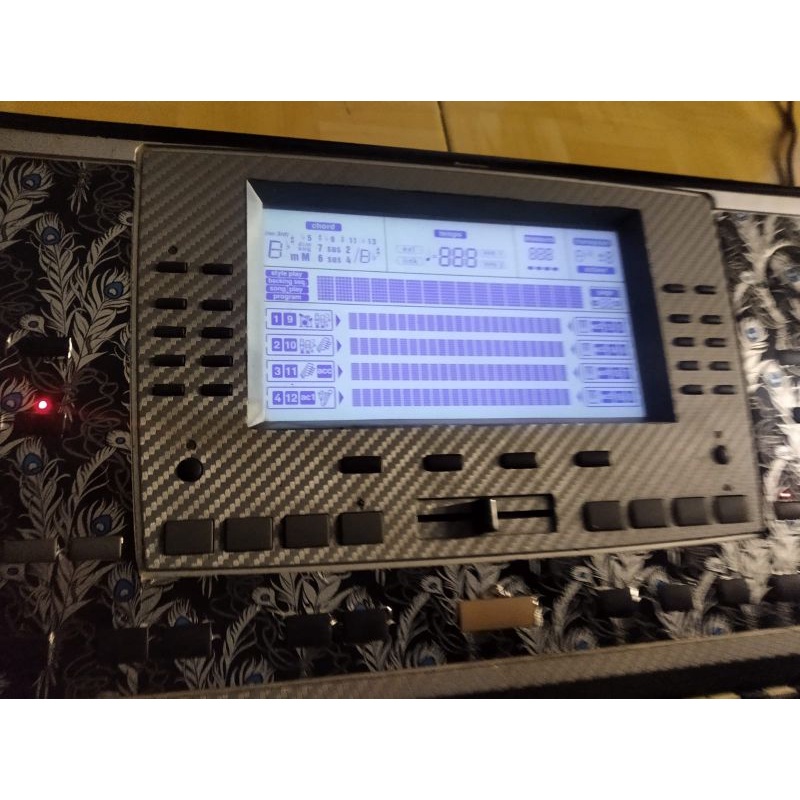 servis lcd KORG pa50 kerusakan gambar rusak