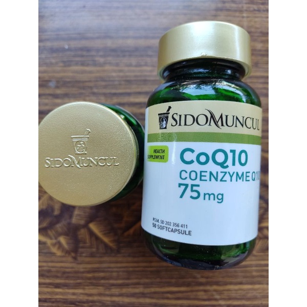 Sido Muncul CoQ10 CoenzymeQ10 75mg softcapsule antioksidan Radical bebas