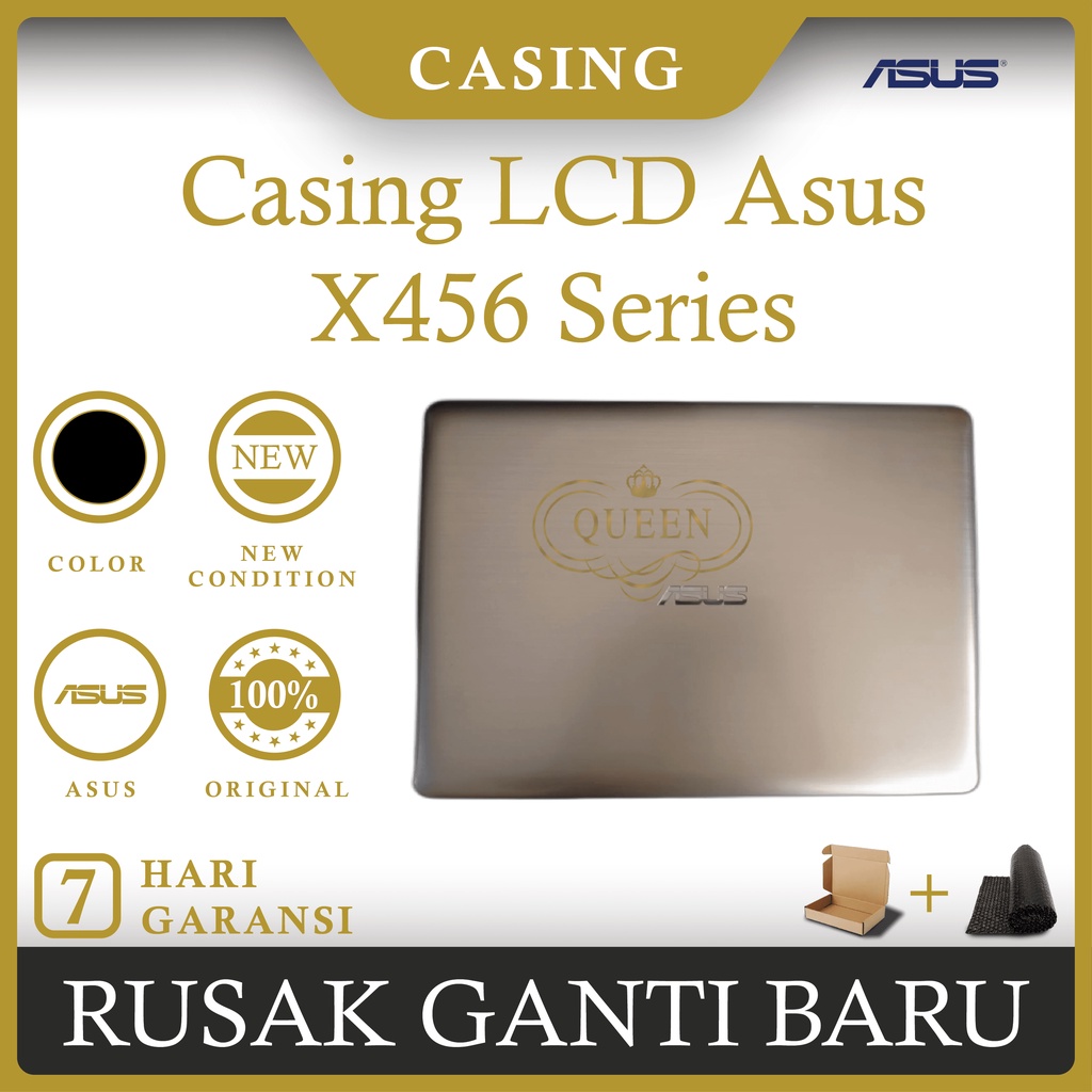 CASING COVER LCD LAPTOP ASUS X456 ORIGINAL