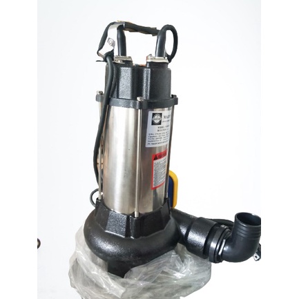 MAXPUMP WQD7-8-0.75 FQG Pompa Celup Air Kotor 2inch Blade Otomatis Pisau ada Saklar Grinder 1Hp 7Kubik Sewage Pump