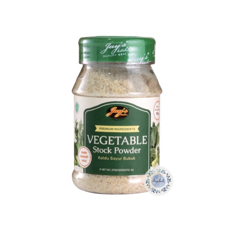 

Jay’s Kitchen Vegetable Stock Powder / Kaldu Sayur Bubuk 200gr