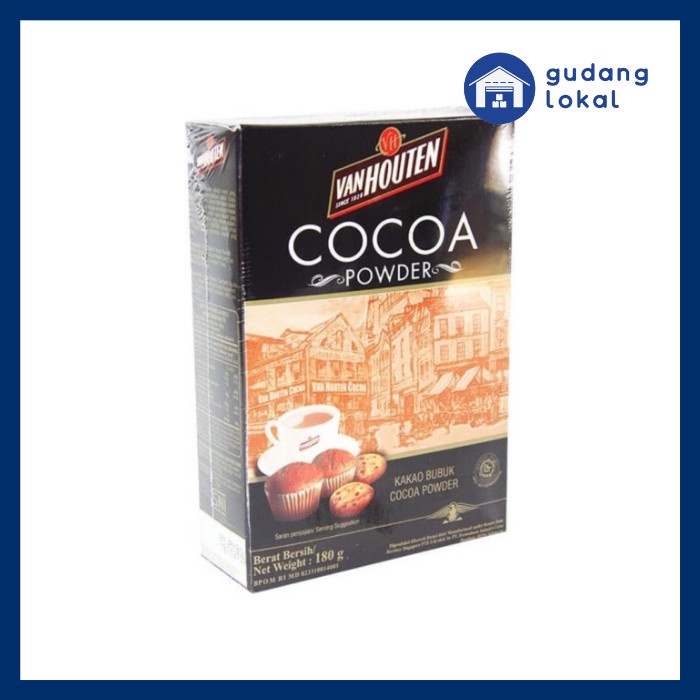 

ORIGINAL MURAH COKLAT BUBUK / VAN HOUTEN COCOA POWDER 180 GR