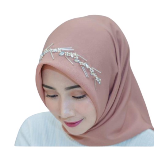 KERUDUNG SEGI EMPAT BELLA SQUARE PAYET/ JILBAB PAYET BELLA SQUARE BAHAN POLLYCOTTON/ HIJAB PAYET