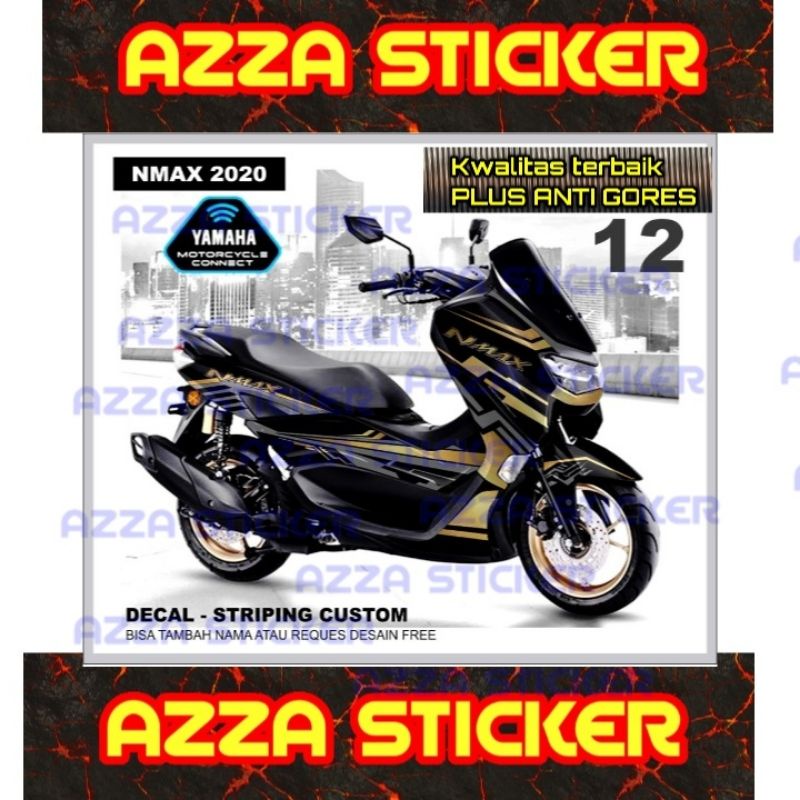 Sticker decal Yamaha NMAX 2020 Full Body decal Yamaha NMAX  2020 Full body 12