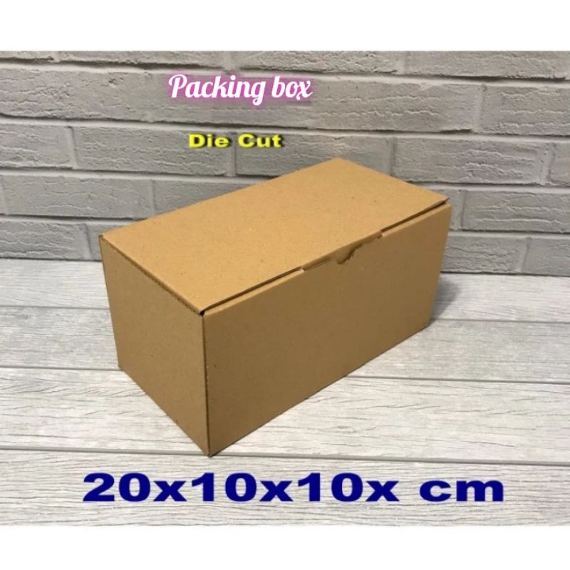 

Kardus uk.20x10x10 cm box/karton die cut untuk packing dll