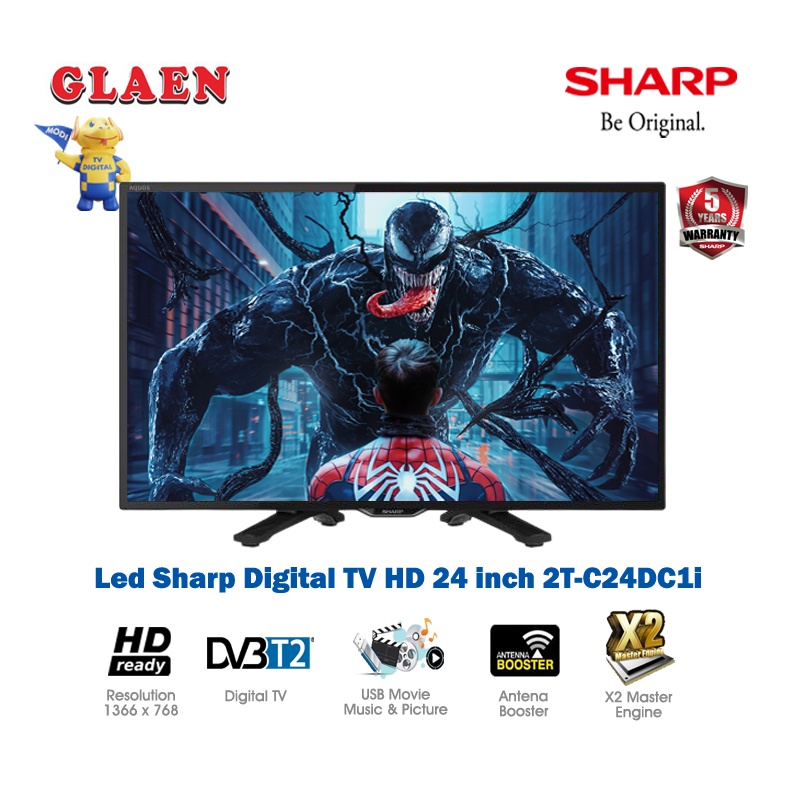 Led Sharp Aquos 24 inch 2T-C24DC1i | Led Digital Tv Sharp 24 inch