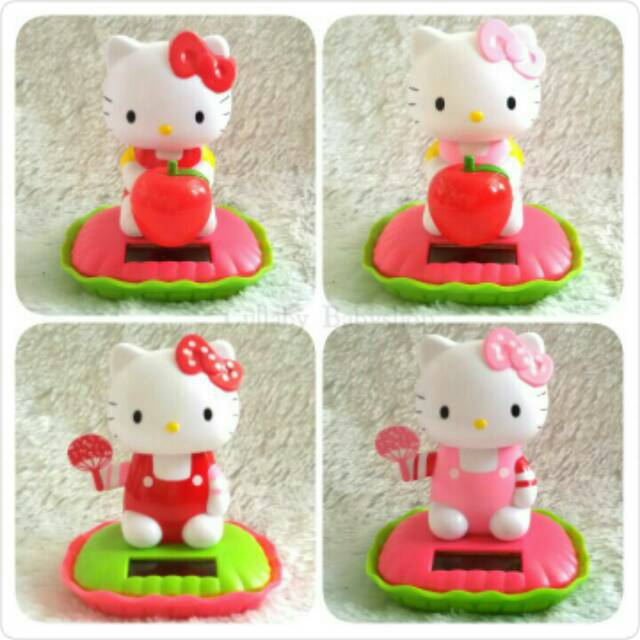 solar hello kitty pajangan hello kitty aksesoris interior mobil