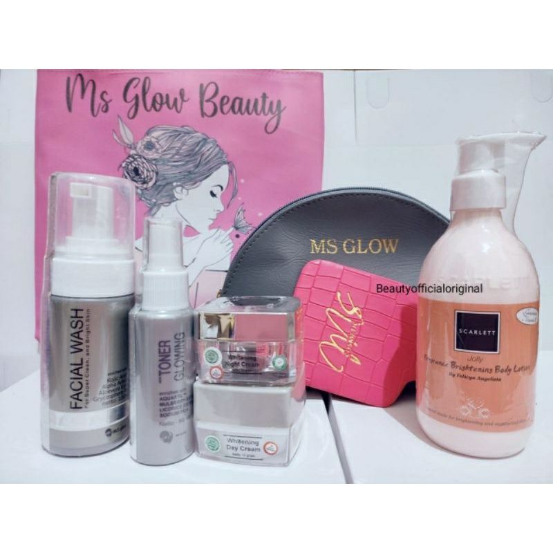 1 PAKET MSGLOW FREE 1 SCARLETT