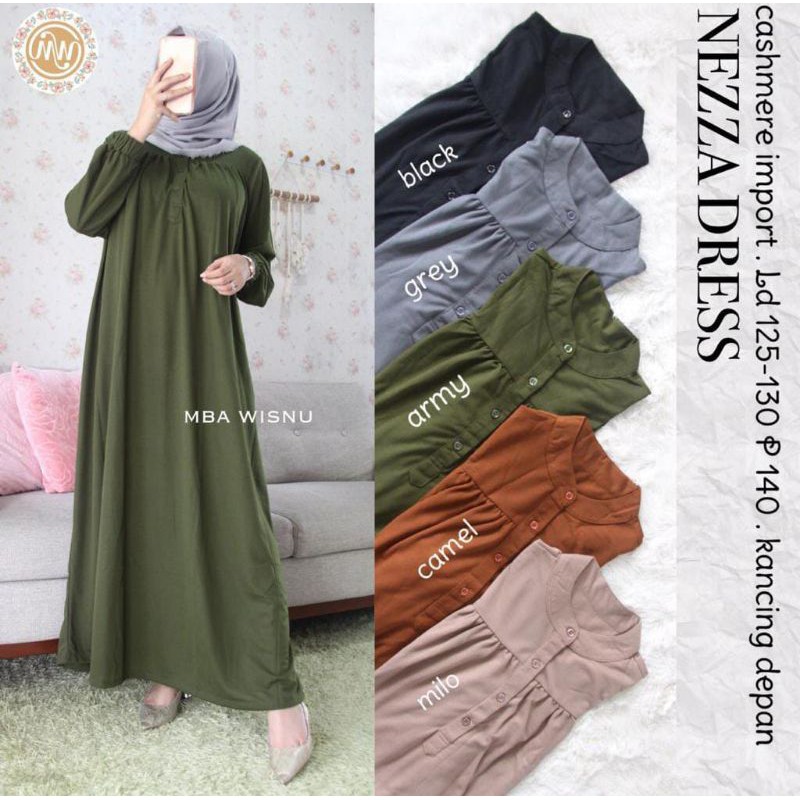 NEZZA DRESS BY MBA WISNU / VALERAY MAXY BU KAYLA / READY / FASHION MURAH SOLO