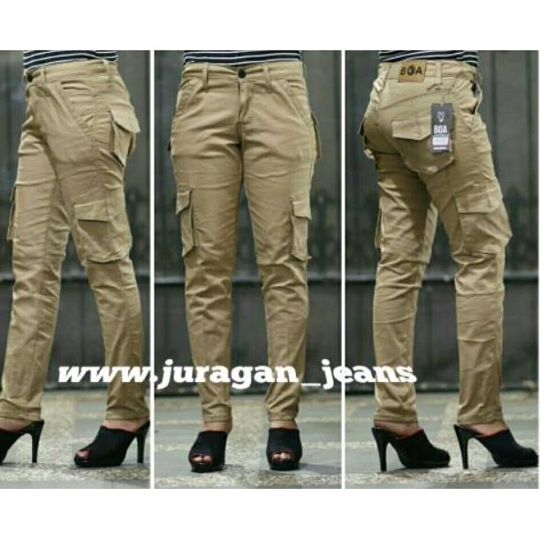 ℴBESTPRODUCTℴ Celana panjang Wanita Celana Cargo Panjang Wanita Celana Panjang PDL celana Gunung Wan