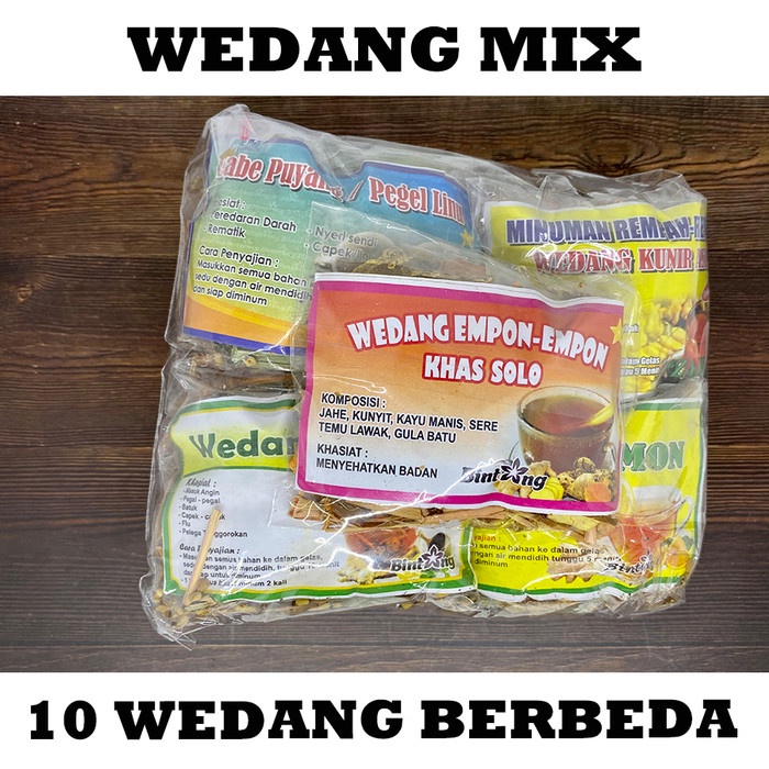 

WEDANG MIX KHASSOLO 10 WEDANG BERBEDA (BERKUALITAS)