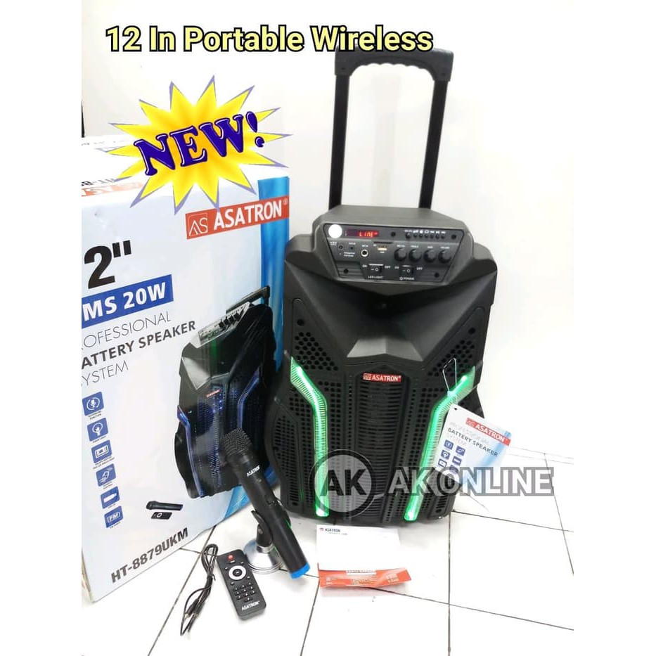 Portable Meeting Wireless 12 in ASATRON HT8879UKM HT 8879 UKM ORIGINAL