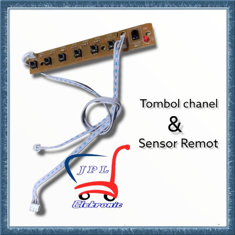 Tombol chanel/sensor remot mesin tv/tombol chanel dan sensor remot mesin tv cina