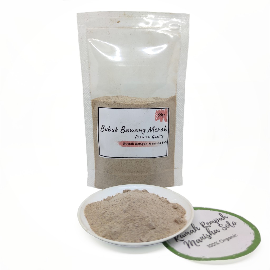 Bubuk Bawang Merah / Shallot Powder 50gram - Rumah Rempah Manisha Solo