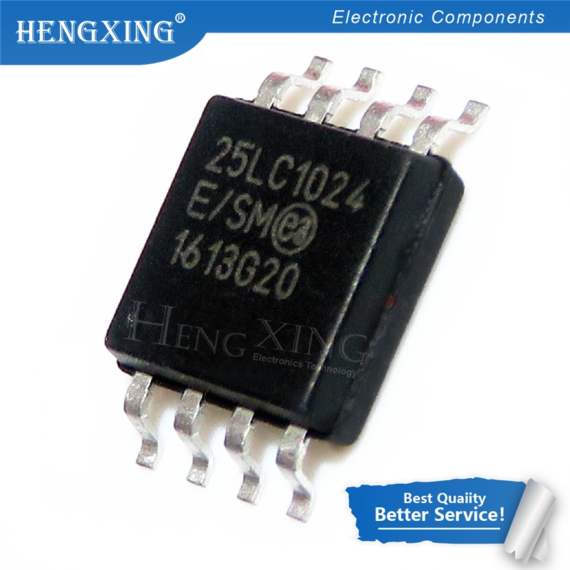 10pcs Ic 25LC1024-I / SM 25LC1024 SOP-8