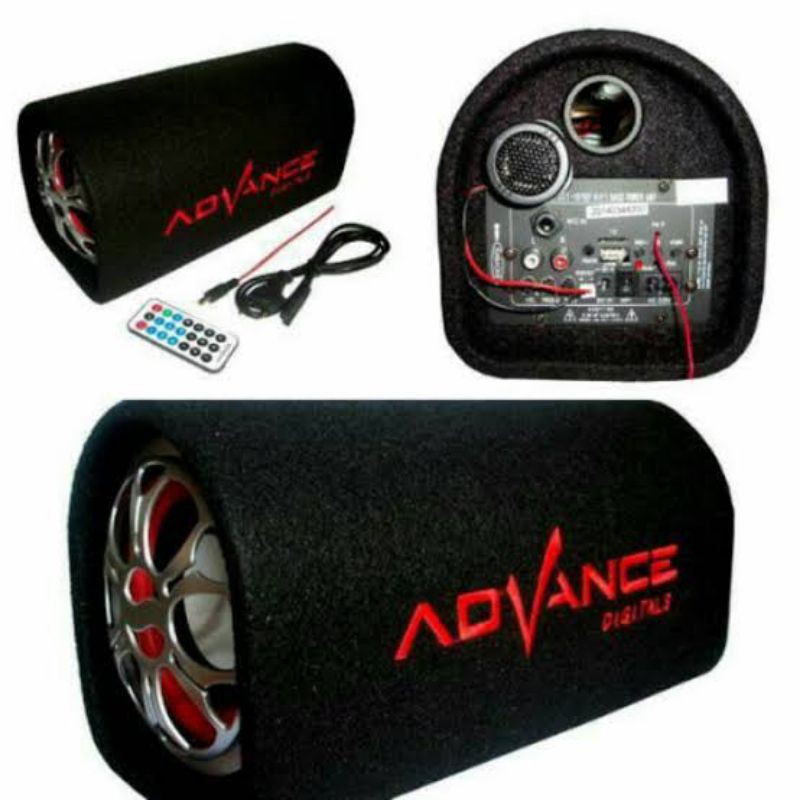 speaker aktif mobil murah merek advance bluetooth 5inci bisa untuk karoke colok mic