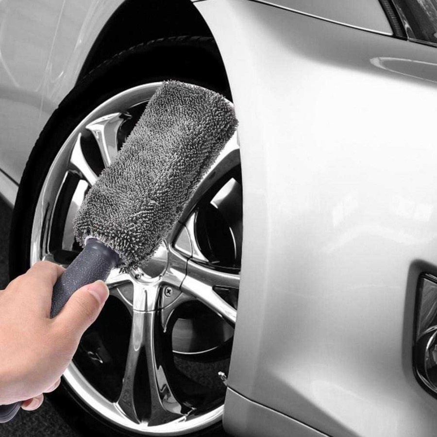 Car Wash Cleaning Kit Spons Cuci Mobil 9 PCS - CC200 - Gray