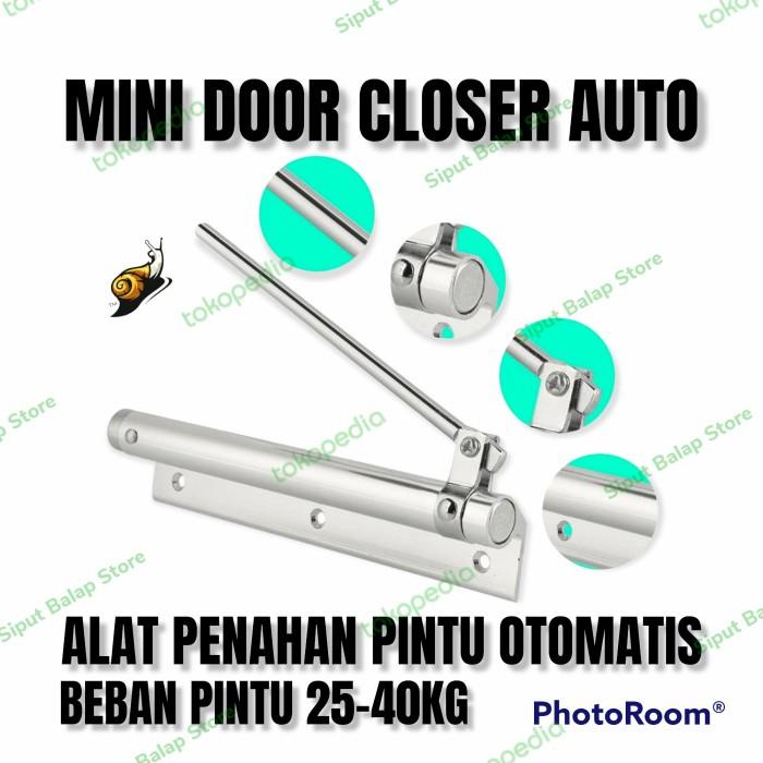 Door Closer | Alat Penahan Penutup Pintu Otomatis Kecil Mini Hidden Door Closer