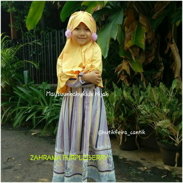 GAMIS ANAK MAYSUUN - ZAHRANA PURPLEBERRY