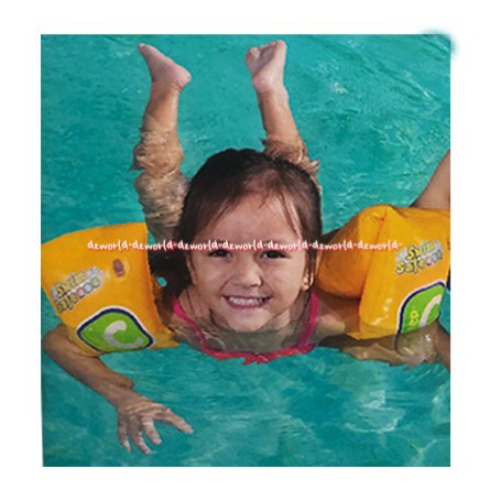 Bestway Swim Safe Step C pelampung anak untuk tangan lengan bahan PVC vinyl dengan katup pengaman Best Way