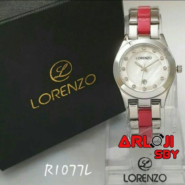 Jam wanita LORENZO 1077 casual original