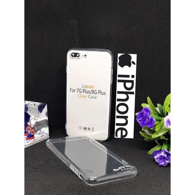 iPhone 6 6s 6s+ 7 7+ 8 8+ SE SE2 Softcase HD Ultra Clear Soft Case Silicone Cover Bening 6 Plus 7 Plus 8 Plus