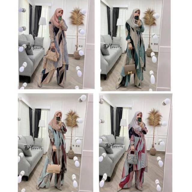 KIARA SET (KULOT + TUNIK) BY D'LOVERA ORIGINAL