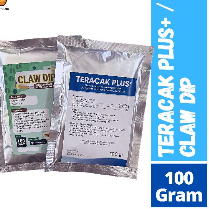 New Teracak plus 100 gr - Obat luka kuku sapi - Obat pmk - Obat Luka kuku Sapi PMK - Claw Dip 100 gr
